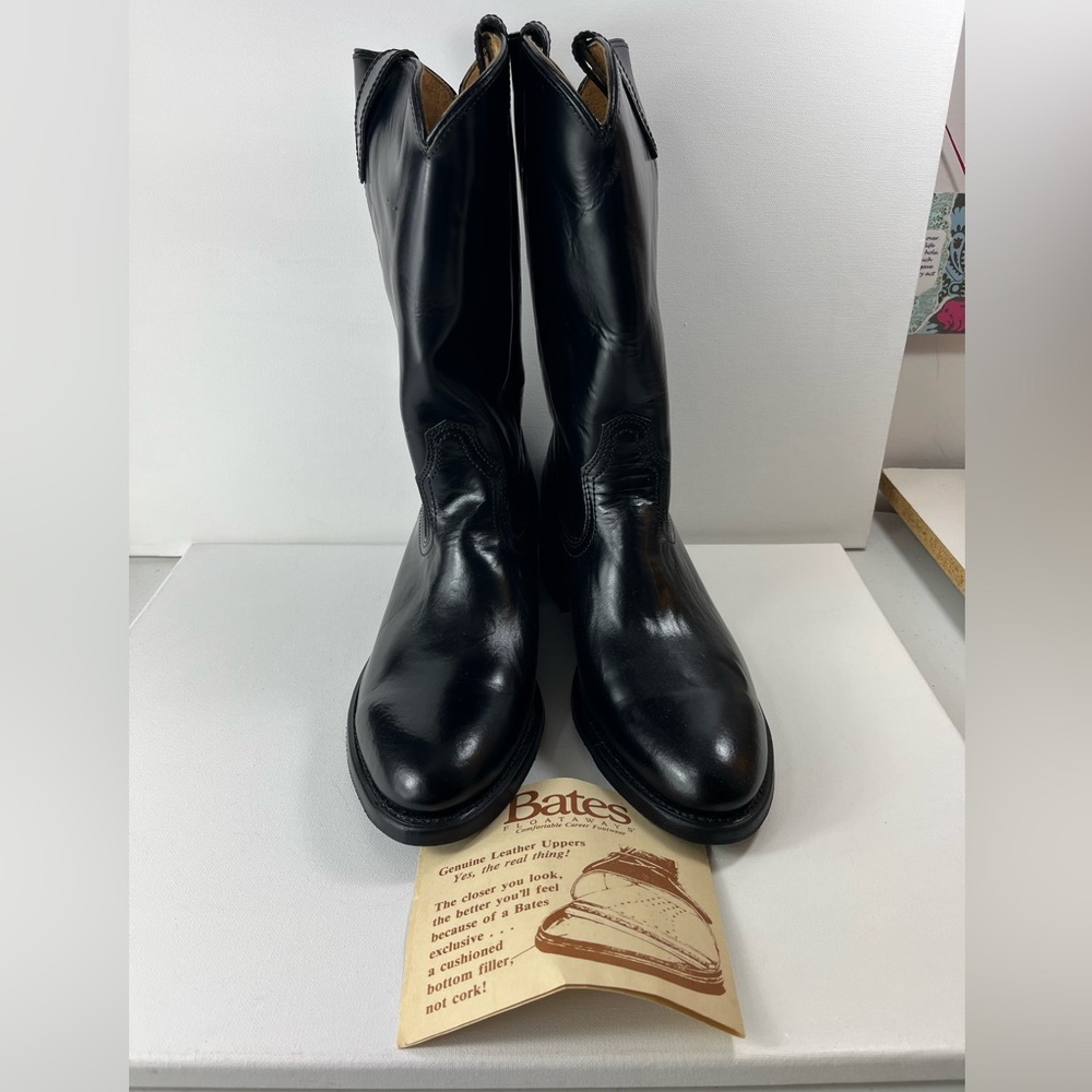 Bates Floataways Work Boots Men’s Career Footwear 11-1/2-D Black Leather Uppers